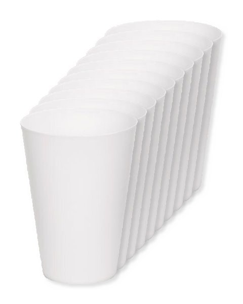 Pack de 10 GiftRetail MO6375 - FESTA LARGE Gobelet réutilisable 300ml