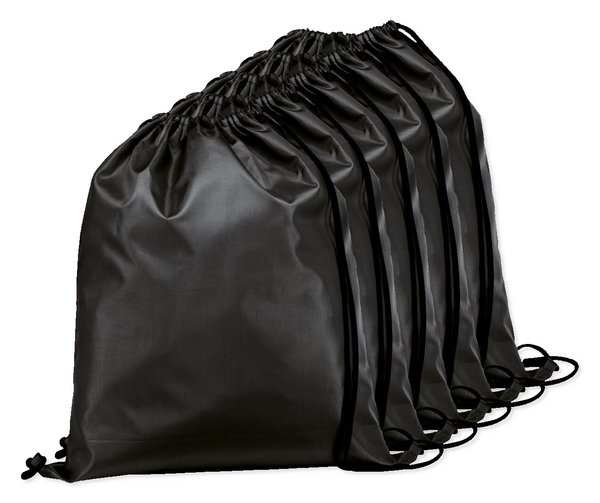 Pack of 5 Egotier 92910 - 210D drawstring backpack