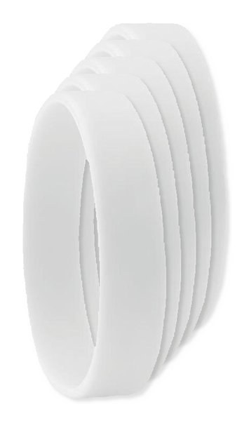 Pack de 5 GiftRetail MO8913 - EVENT Bracelet en silicone