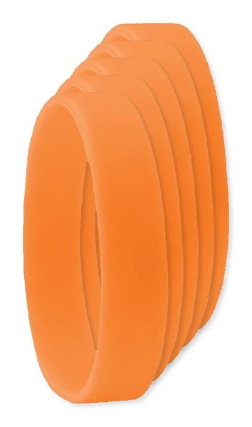 Pack of 5 GiftRetail MO8913 - Durable Event Silicone - Wristband for All Occasions