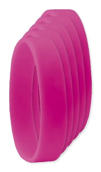 Pack de 5 GiftRetail MO8913 - EVENT Bracelet en silicone