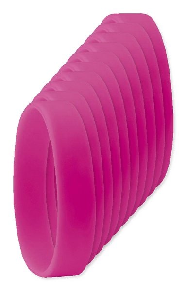 Pack de 10 GiftRetail MO8913 - EVENT Bracelet en silicone
