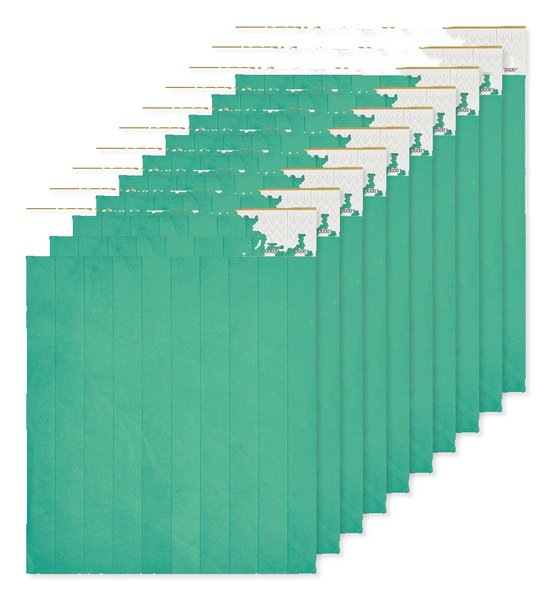 Pack de 100 GiftRetail MO8942 - TYVEK Bracelet TYVEK®