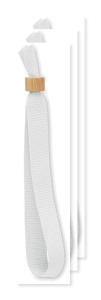 Pack de 30 GiftRetail MO6706 - FIESTA Bracelet en polyester RPET