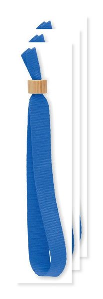 Pack de 30 GiftRetail MO6706 - FIESTA Bracelet en polyester RPET