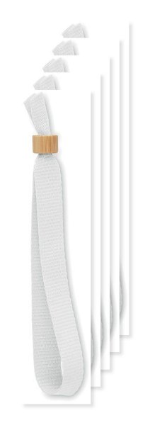 Pack de 50 GiftRetail MO6706 - FIESTA Bracelet en polyester RPET