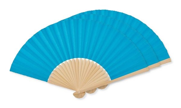 Pack de 3 GiftRetail MO6828 - FANNY PAPER Eventail en bambou