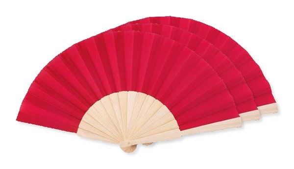 Pack de 3 GiftRetail MO9532 - FANNY WOOD Eventail manuel