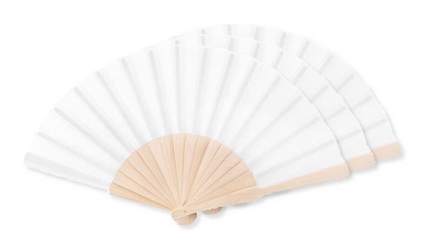 Pack de 30 GiftRetail MO9532 - FANNY WOOD Eventail manuel