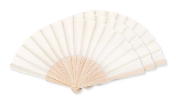 Pack de 30 GiftRetail MO9532 - FANNY WOOD Eventail manuel