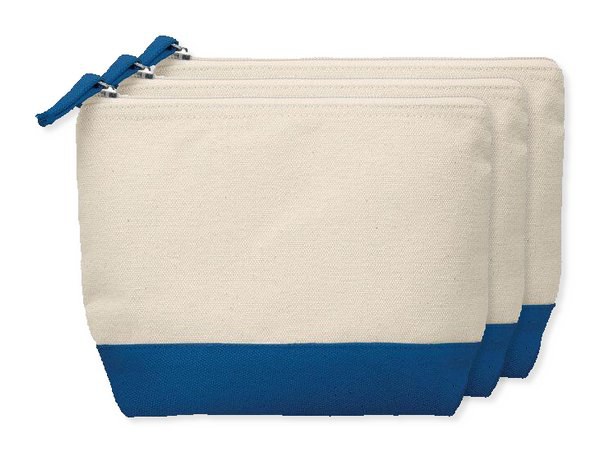 Pack de 30 GiftRetail MO9815 - KLEUREN Trousse en coton bicolore