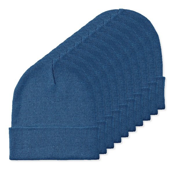 Pack de 10 GiftRetail MO2705 - BEANIX Bonnet tricoté avec revers
