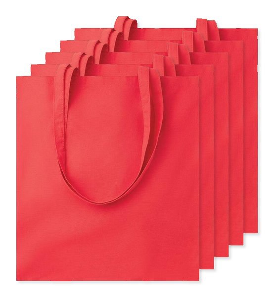 Pack de 50 GiftRetail MO9268 - COTTONEL COLOUR + Sac shopping coton 140gr/m²
