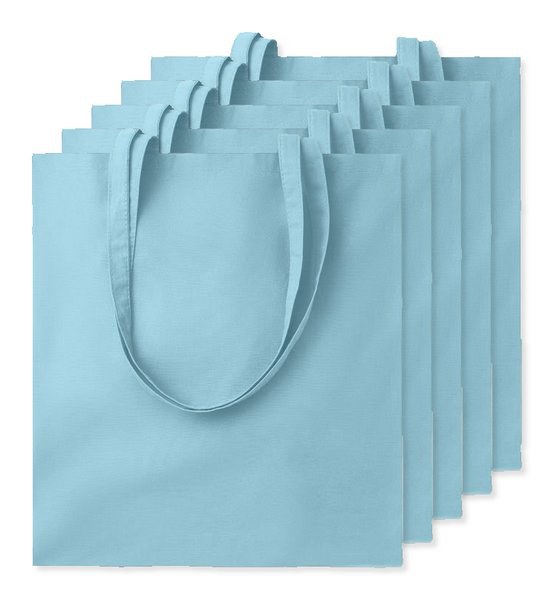 Pack de 50 GiftRetail MO9268 - COTTONEL COLOUR + Sac shopping coton 140gr/m²