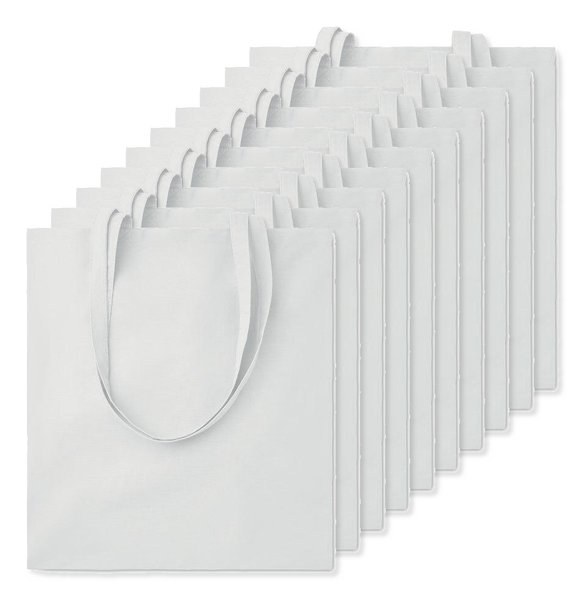 Pack de 100 GiftRetail MO9268 - COTTONEL COLOUR + Sac shopping coton 140gr/m²