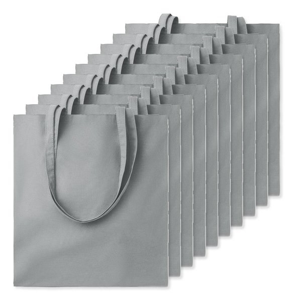 Pack de 100 GiftRetail MO9268 - COTTONEL COLOUR + Sac shopping coton 140gr/m²