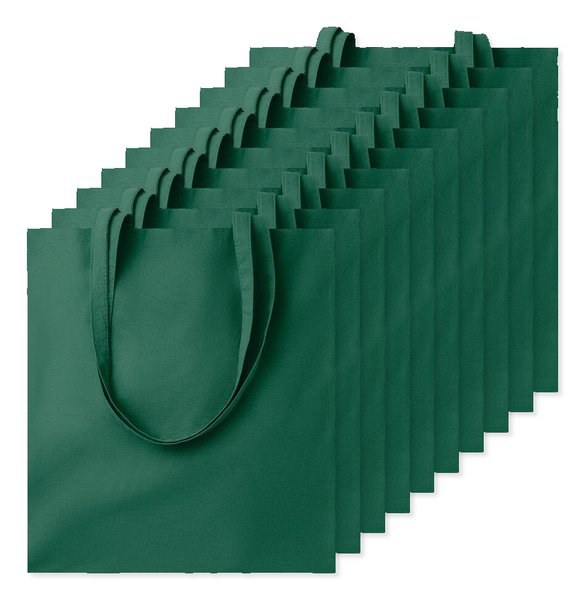 Pack de 100 GiftRetail MO9268 - COTTONEL COLOUR + Sac shopping coton 140gr/m²