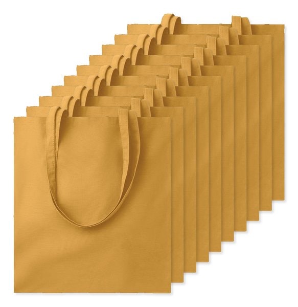 Pack de 100 GiftRetail MO9268 - COTTONEL COLOUR + Sac shopping coton 140gr/m²