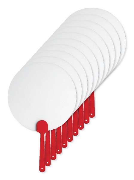 Pack de 10 GiftRetail IT3491 - PAYPAY Eventail semi-rigide