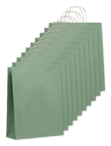Pack de 10 GiftRetail MO6174 - PAPER TONE L Sac en papier grand format