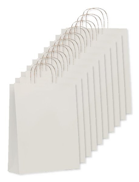 Pack de 100 GiftRetail MO6174 - PAPER TONE L Sac en papier grand format