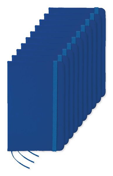 Pack de 10 GiftRetail MO1800 - NOTELUX Carnet A6 96 pages lignées