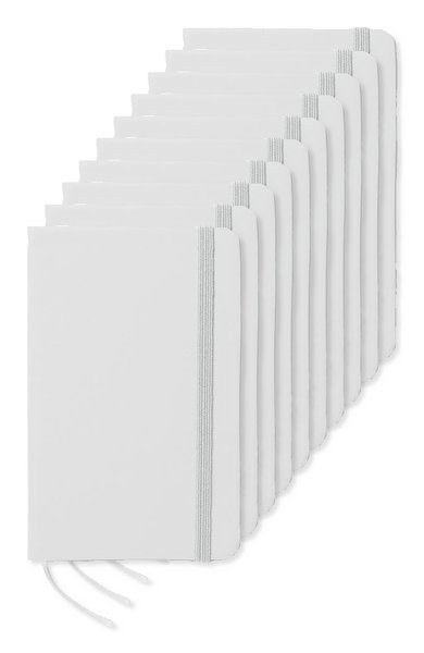 Pack de 100 GiftRetail MO1800 - NOTELUX Carnet A6 96 pages lignées
