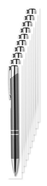 Pack de 100 GiftRetail MO8893 - BERN Stylo bouton poussoir