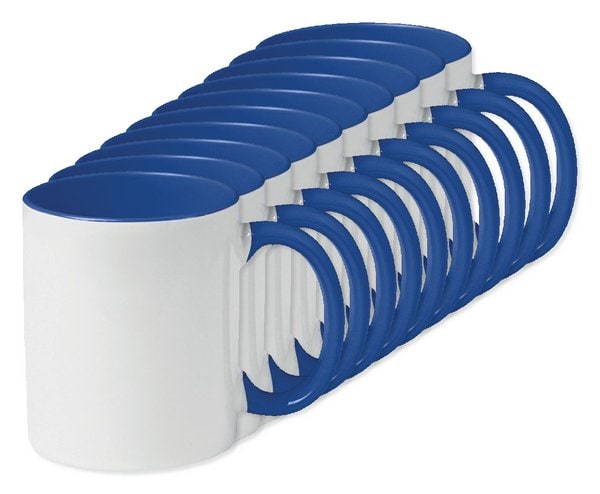 Pack de 10 GiftRetail MO8422 - SUBLIMCOLY Mug coloré