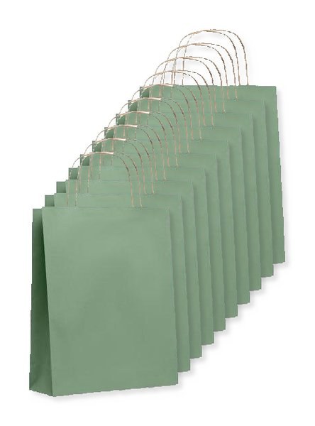 Pack de 10 GiftRetail MO6172 - PAPER TONE S Sac en papier petit format