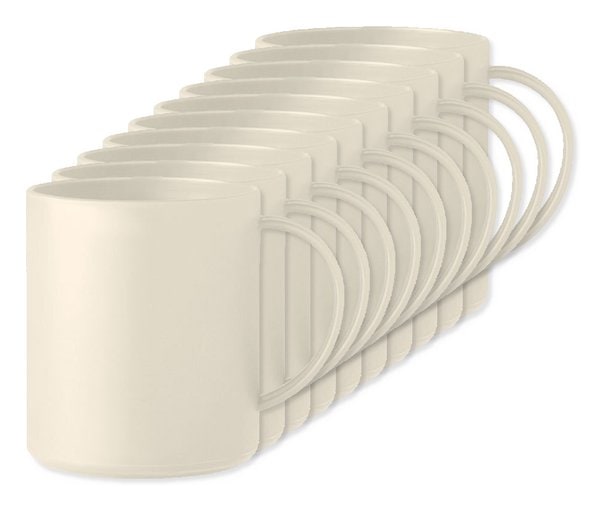 Pack de 10 GiftRetail MO6256 - MONDAY Tasse réutilisable 300 ml
