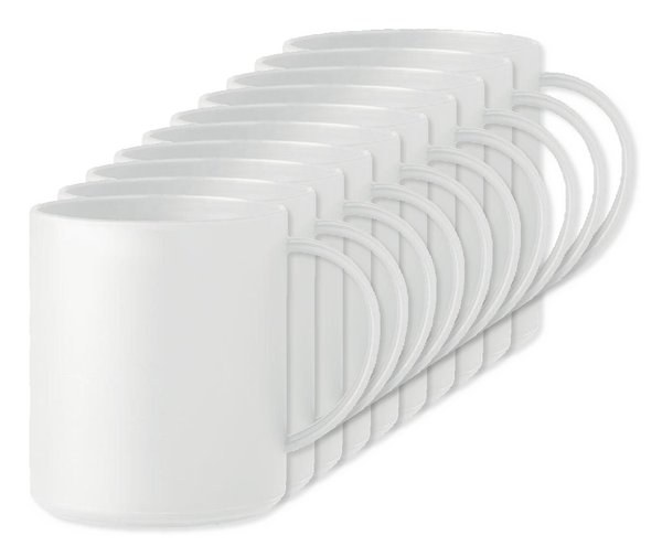 Pack de 100 GiftRetail MO6256 - MONDAY Tasse réutilisable 300 ml