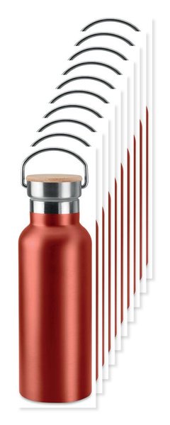Pack de 10 GiftRetail MO9431 - HELSINKI Flacon double paroi 500 ml
