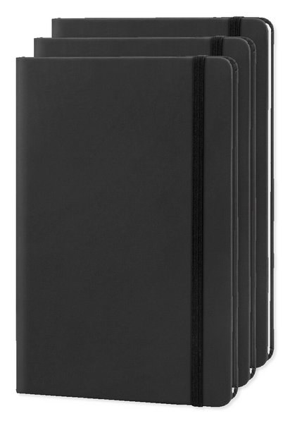 Pack de 30 Goya 30083 - Carnet A5 couverture PU, élastique, 96 pages LUXE