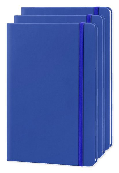 Pack de 30 Goya 30083 - Carnet A5 couverture PU, élastique, 96 pages LUXE