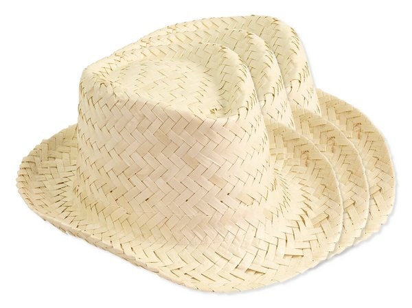 Pack of 30 Goya 38054 - Unisex Short Brim Wicker Hat JAMAICA
