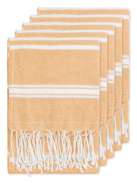 Pack de 5 Goya 39000 - Pareo Fouta 90x180 cm, Coton et Polyester ZANZIBAR