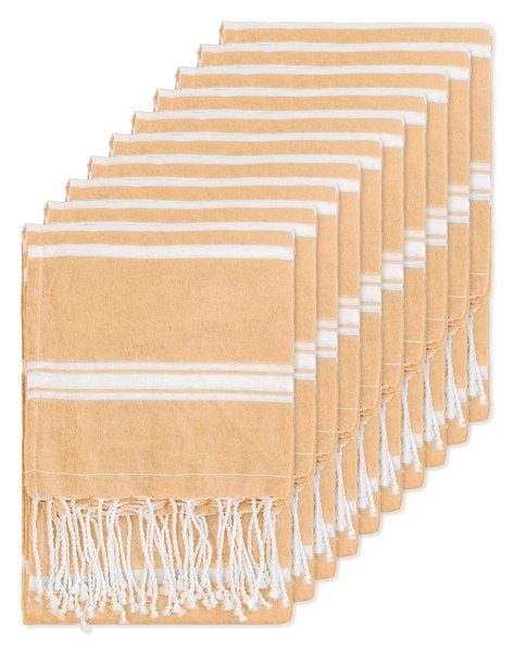 Pack de 10 Goya 39000 - Pareo Fouta 90x180 cm, Coton et Polyester ZANZIBAR