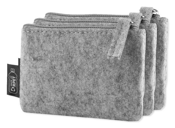 Pack de 30 Goya 53523 - Porte-monnaie en feutre RPET 100% certifié ROVER
