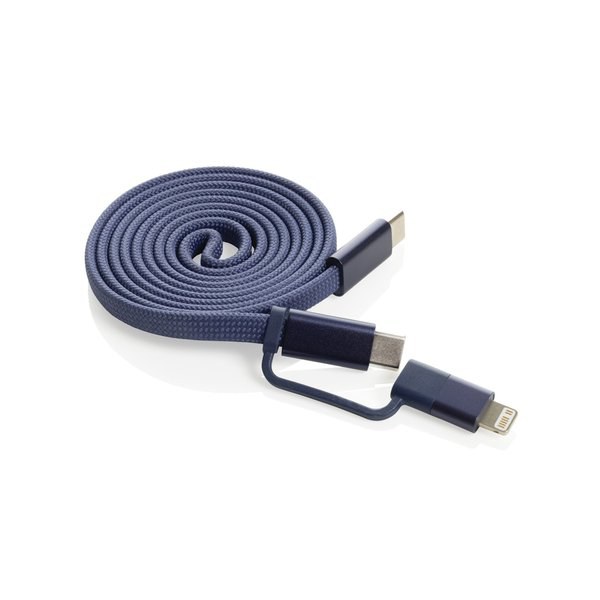 XD Xclusive P302.91 - Câble magnétique 2 en 1 RCS recyclé Arc Ultra-fin 60W