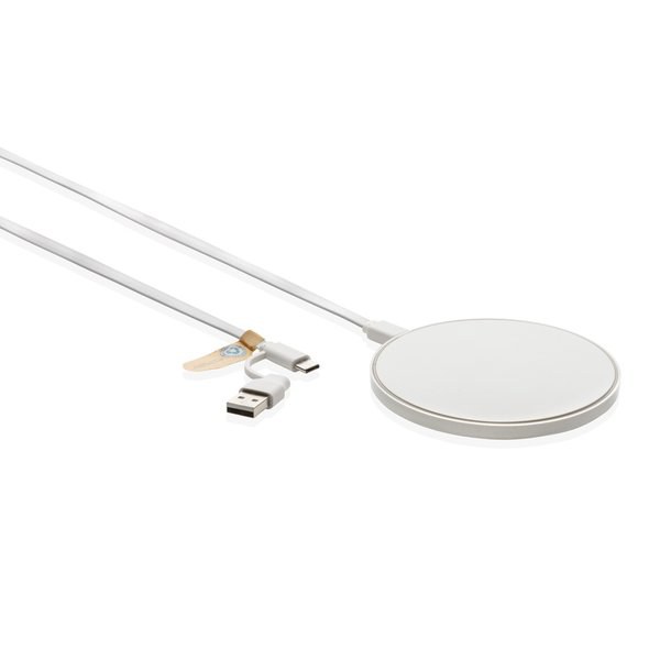 XD Collection P308.66 - Chargeur sans fil 10W en plastique recyclé standard RCS