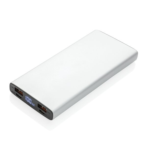 XD Collection P322.24 - Batterie externe 10 000 mAh PD 18 W en aluminium