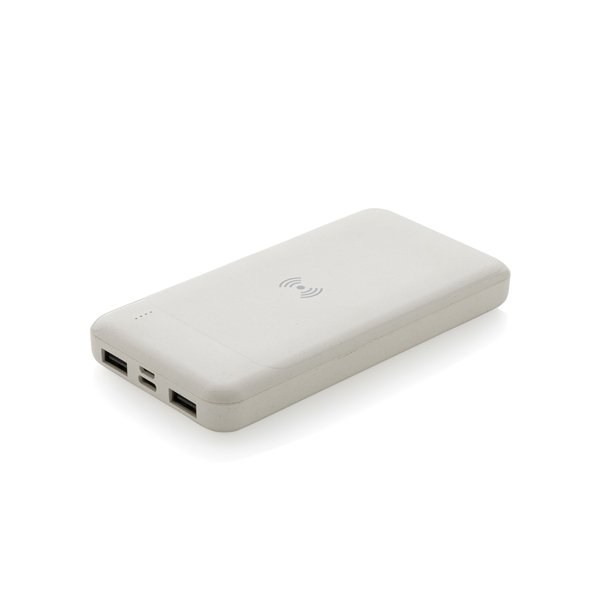 XD Collection P322.67 - Batterie externe sans fil en plastique recyclé standard RCS