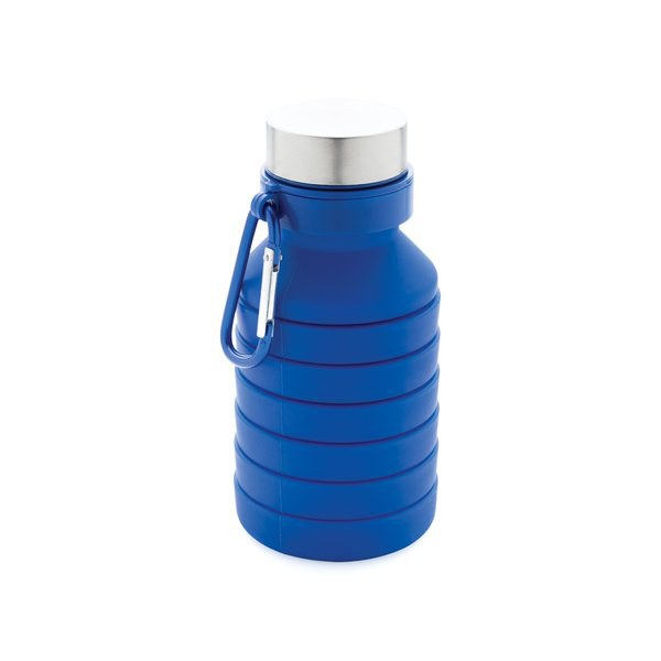 XD Collection P432.62 - Bouteille en silicone pliable étanche avec couvercle