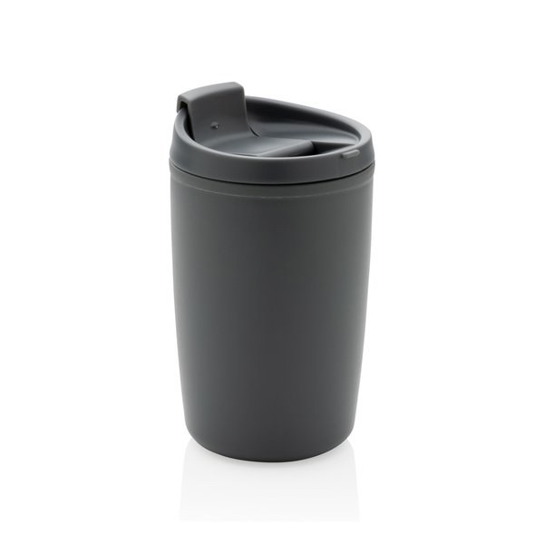 XD Collection P433.08 - Gobelet GRS en PP recyclé avec couvercle rabattable