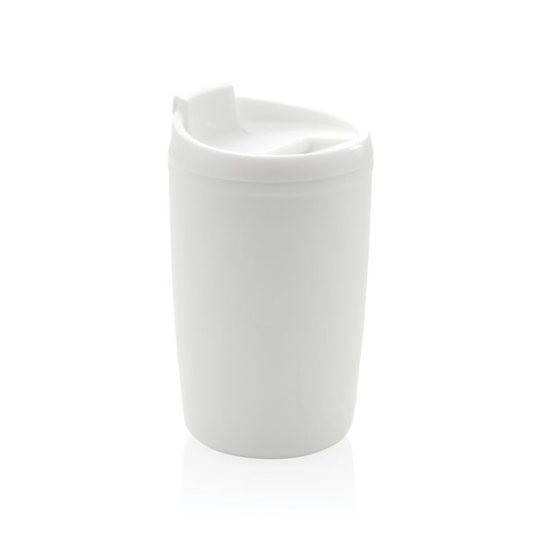 XD Collection P433.08 - Gobelet GRS en PP recyclé avec couvercle rabattable