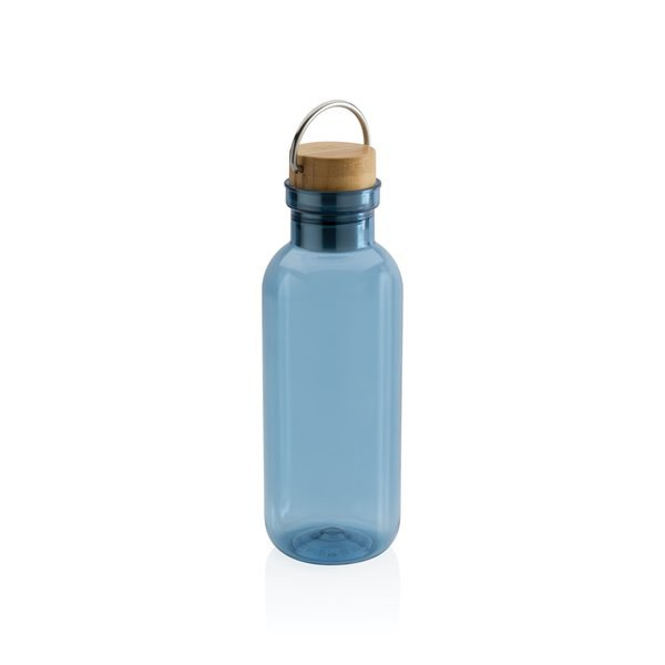 XD Collection P433.26 - Bouteille en RPET RCS avec bouchon et poignée en bambou