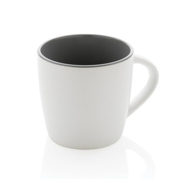 XD Collection P434.00 - Mug en céramique de 300 ml avec intérieur coloré