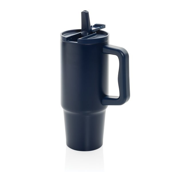 XD Collection P437.34 - Embrace gobelet étanche en acier inoxydable recyclé RCS 900 ml
