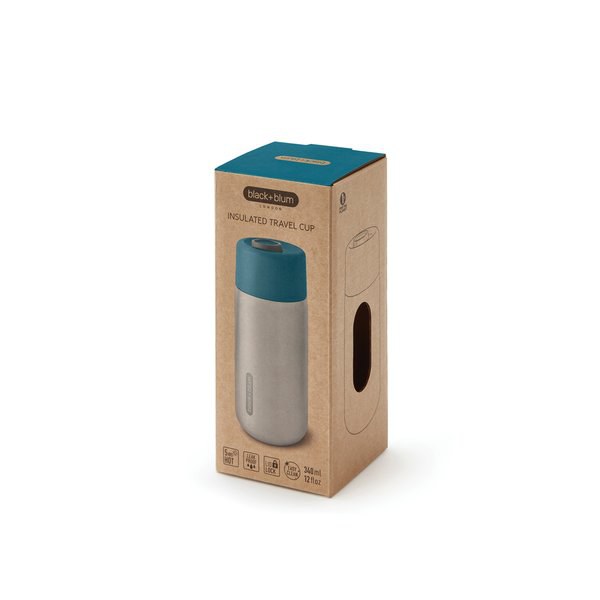 Black + Blum P439.15 - Black+Blum Tasse de voyage isotherme étanche en acier inoxydable
